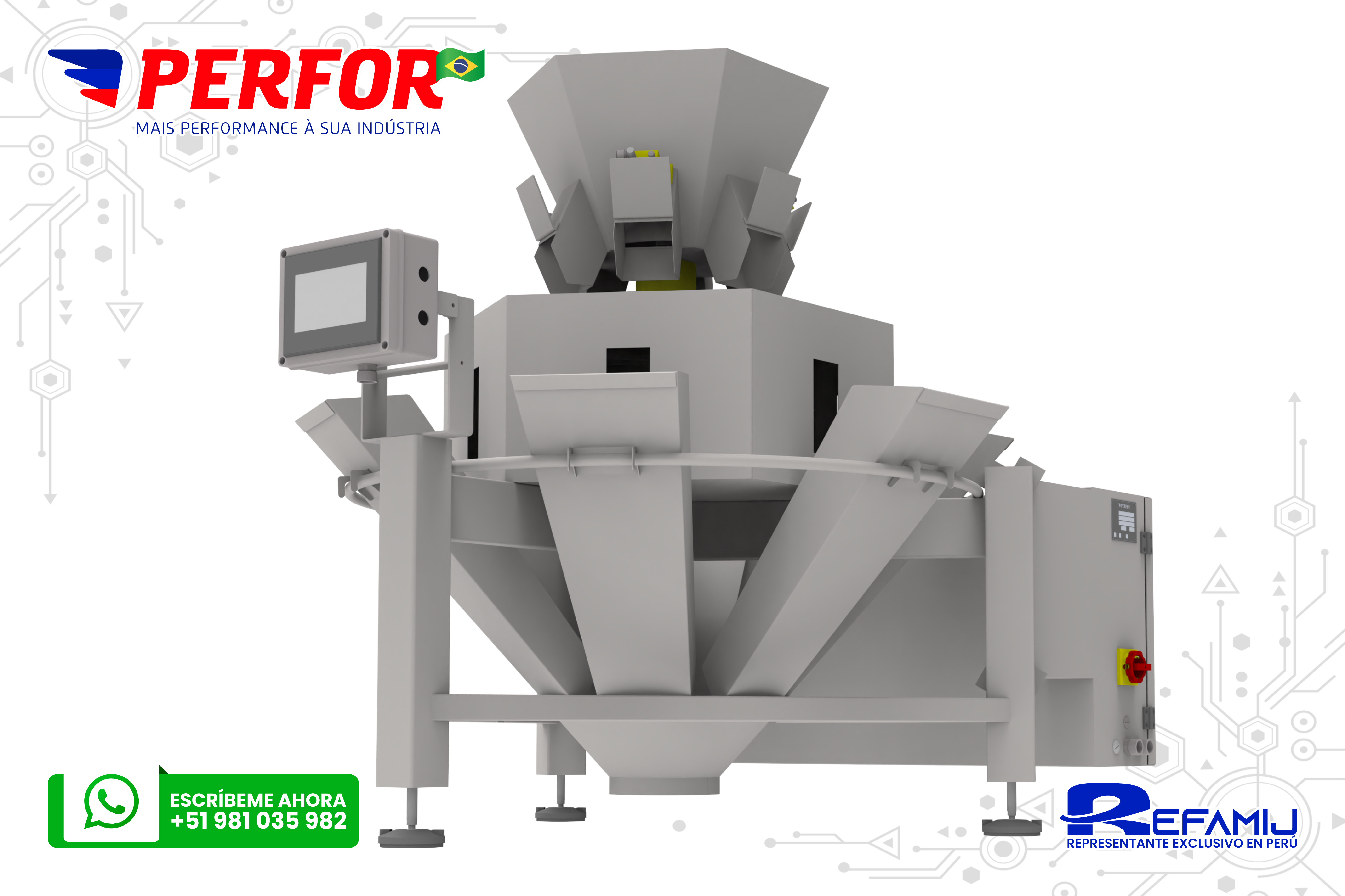 Dosificador Canaleta o Tornillo Lineal
